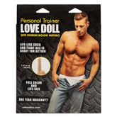 Personal Trainer Love Doll Life-Size Male Inflatable Sex Doll with Full Color Face and 5.5 Inch Life-Like Cock Dolls - Inflatable